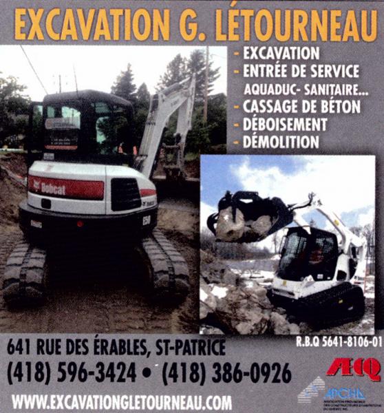 Excavation G. Letourneau